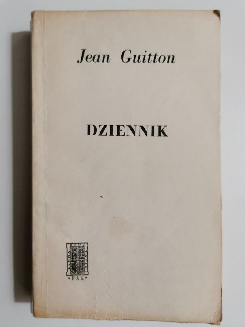 DZIENNIK - Jean Guitton 1965