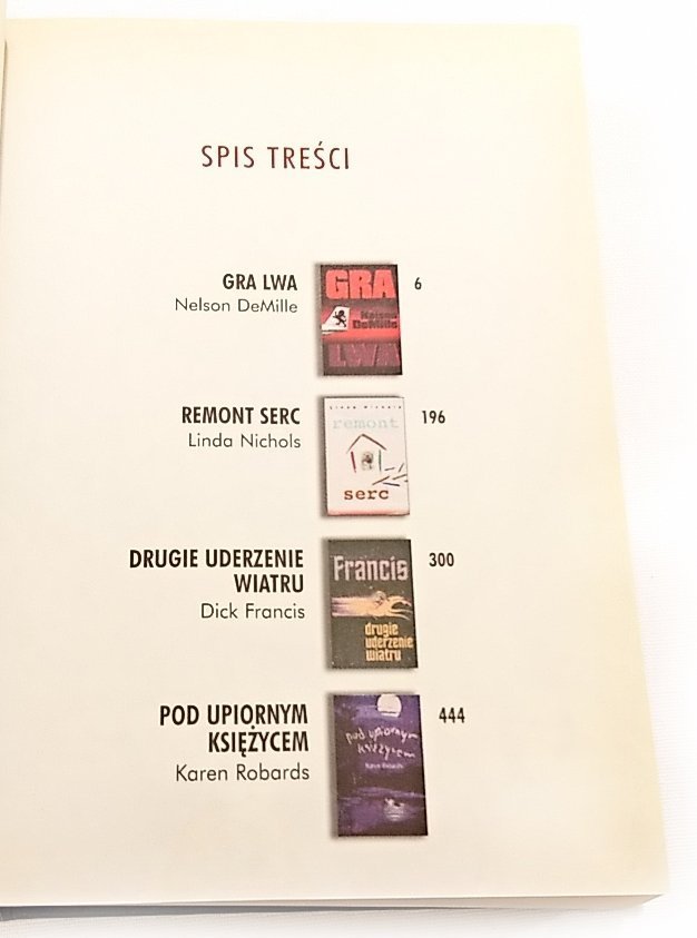KSIĄŻKI WYBRANE: GRA LWA - Nelson DeMille 2001
