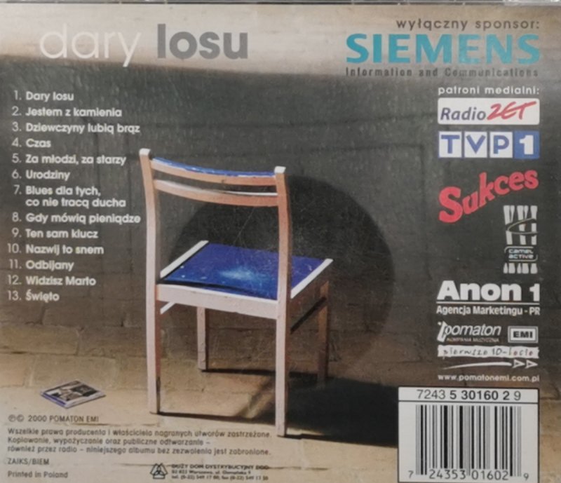 CD. DARY LOSU RYSZARD RYNKOWSKI
