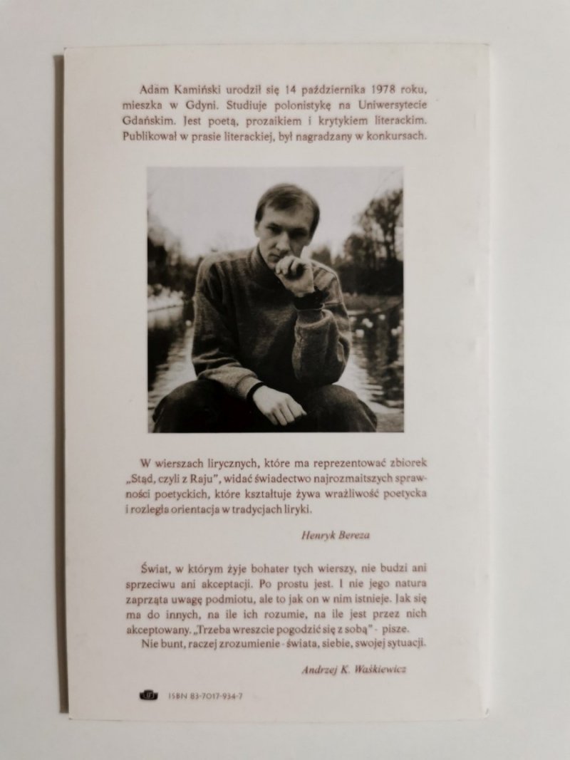STĄD, CZYLI Z RAJU - Adam Kamiński 2000