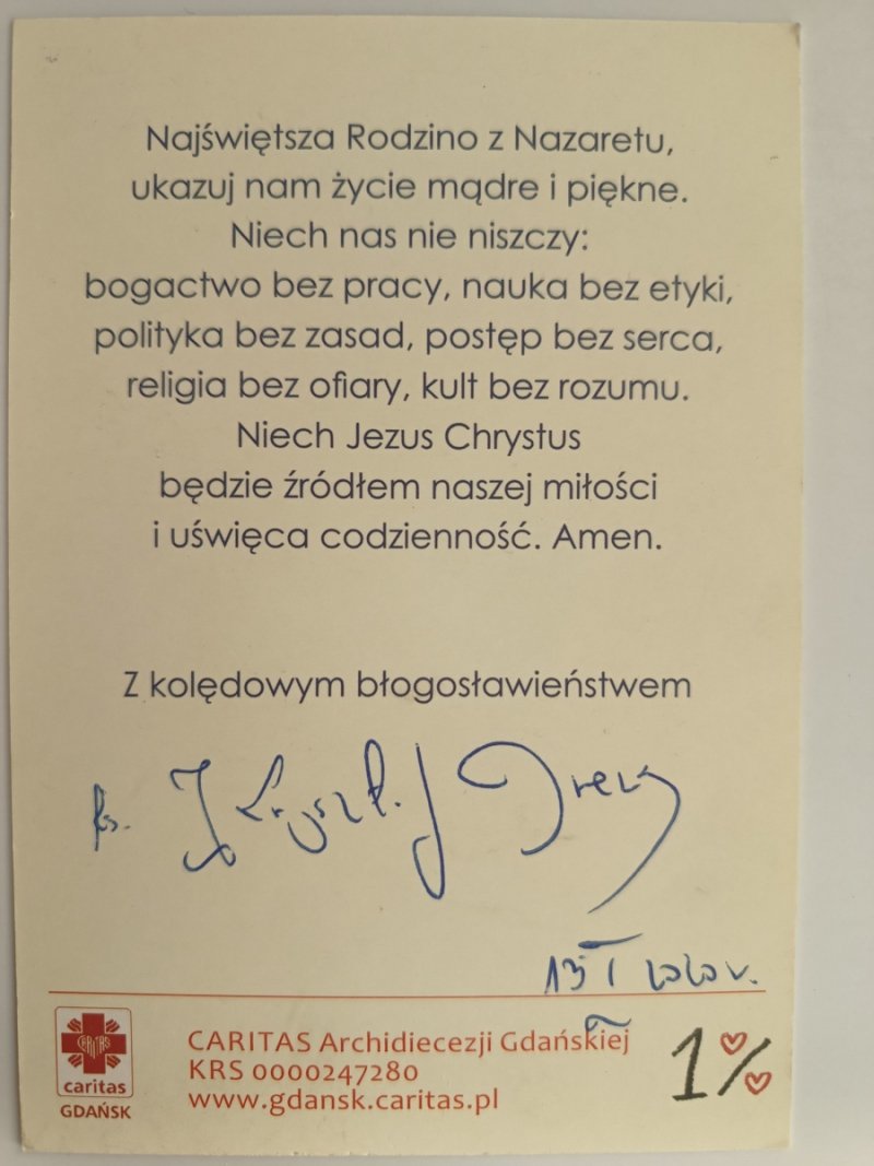 NAJŚWIĘTSZA RODZINO Z NAZARETU