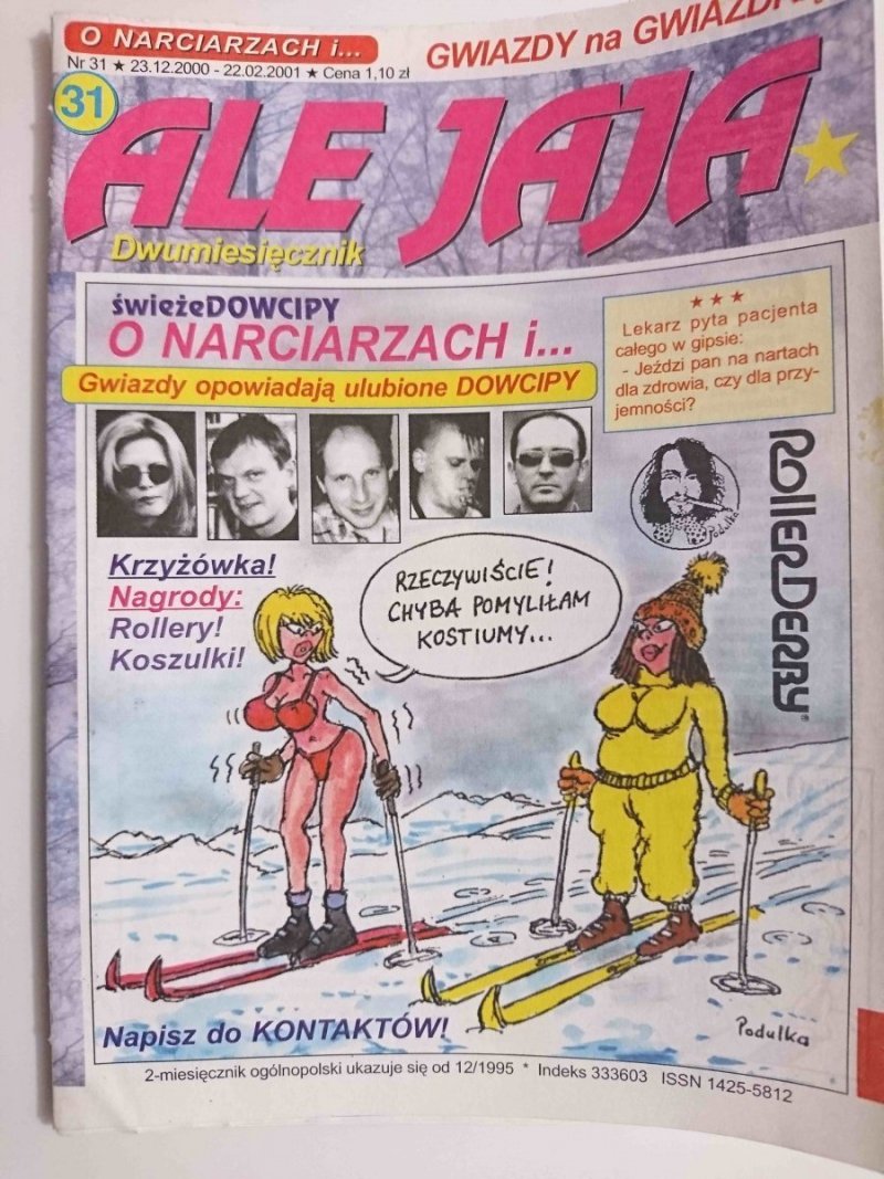 ALE JAJA O NARCIARZACH NR 31 23.12.2000-22.02.2001