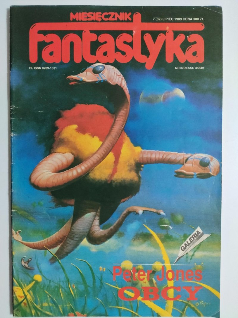 MIESIĘCZNIK FANTASTYKA NR 7 (82) LIPIEC 1989