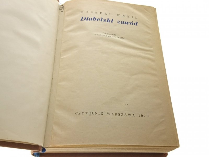 DIABELSKI ZAWÓD - Russell O'Neil 1970