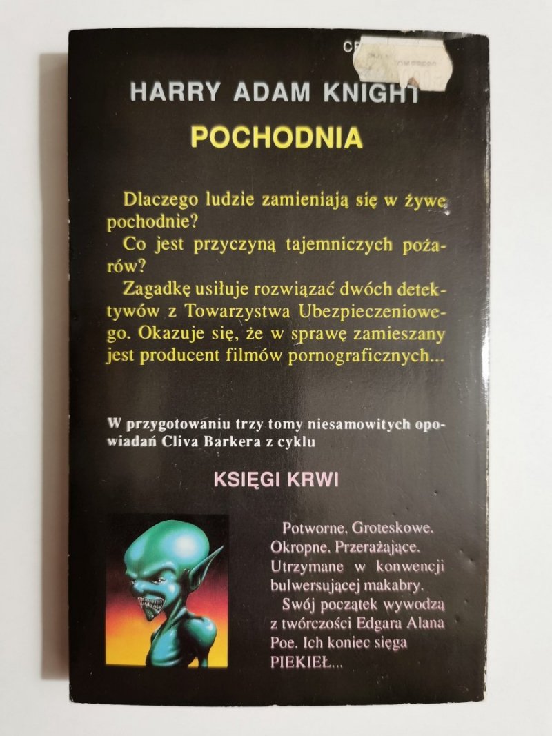 POCHODNIA - Harry Adam Knight 1991
