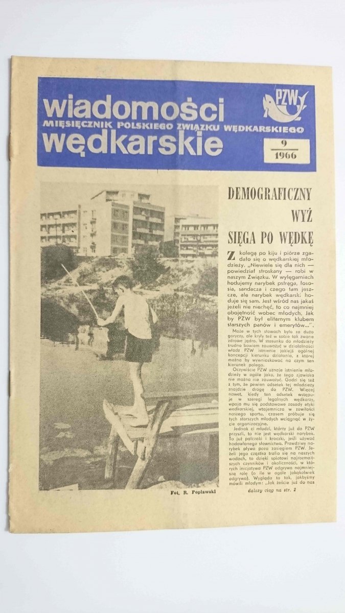 WIADOMOŚCI WĘDKARSKIE NR 9 1966