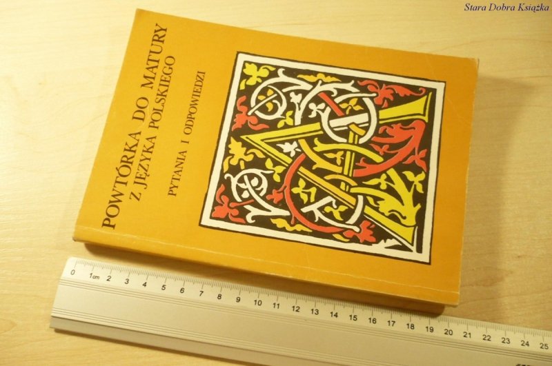POWTÓRKA DO MATURY Z JĘZYKA POLSKIEGO (1992)