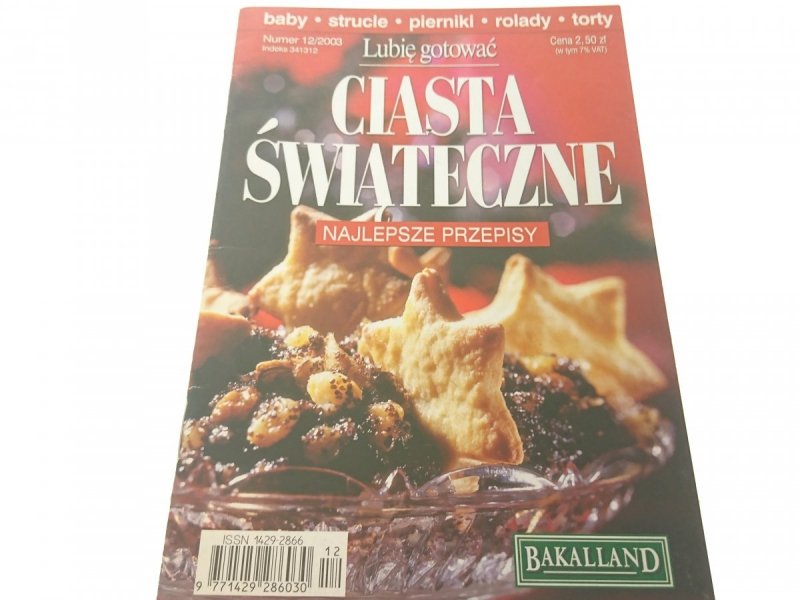 LUBIĘ GOTOWAĆ NR 12-2003 CIASTA ŚWIĄTECZNE