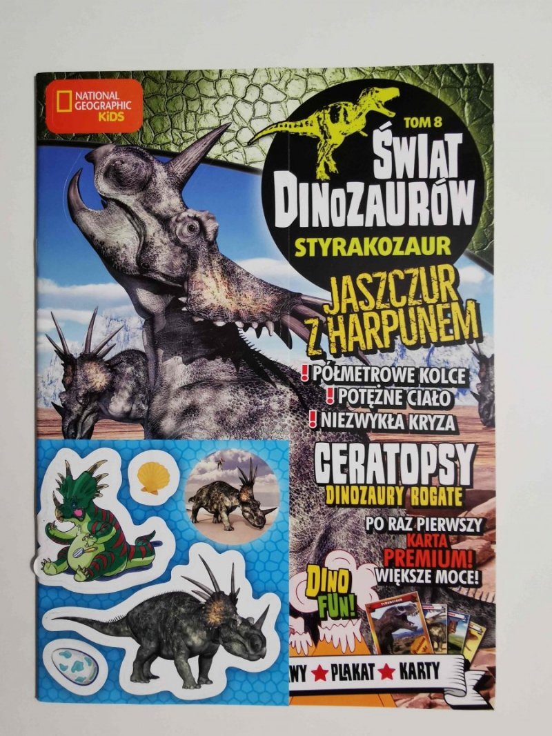 ŚWIAT DINOZAURÓW TOM 8 STYRAKOZAUR 