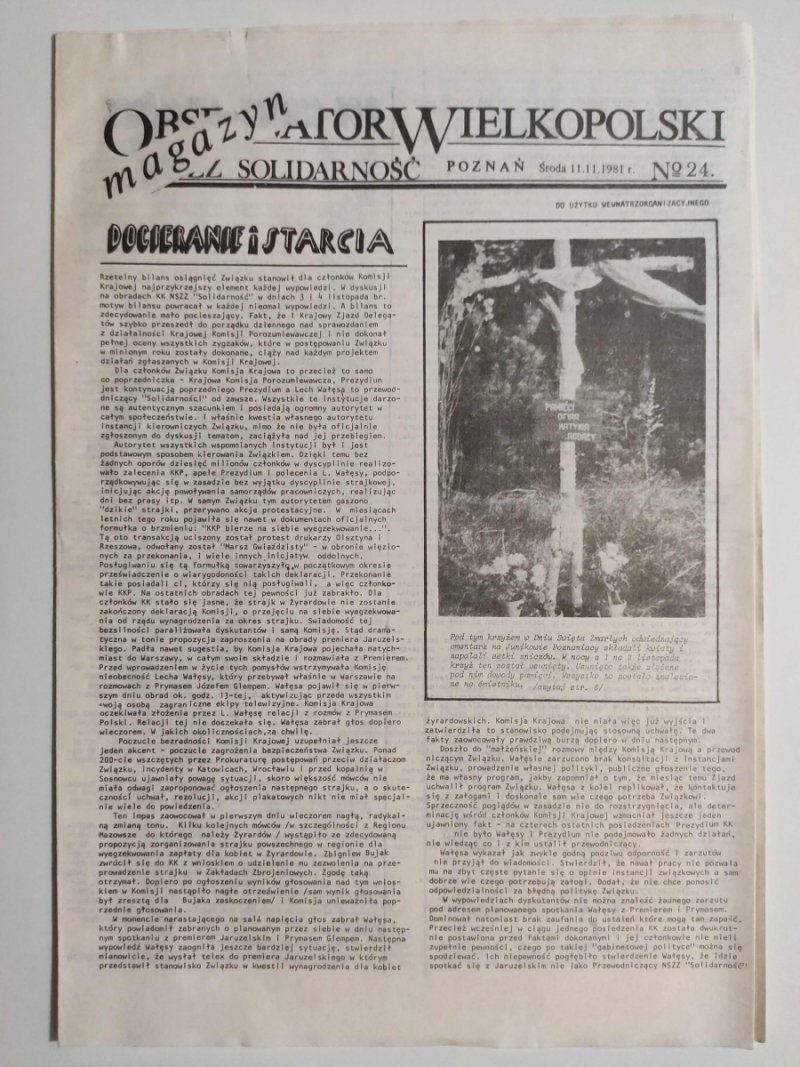 OBSERWATOR WIELKOPOLSKI NR 24 - 11.11.1981