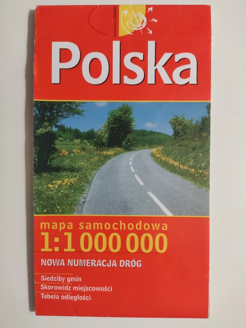 POLSKA MAPA SAMOCHODOWA 2002