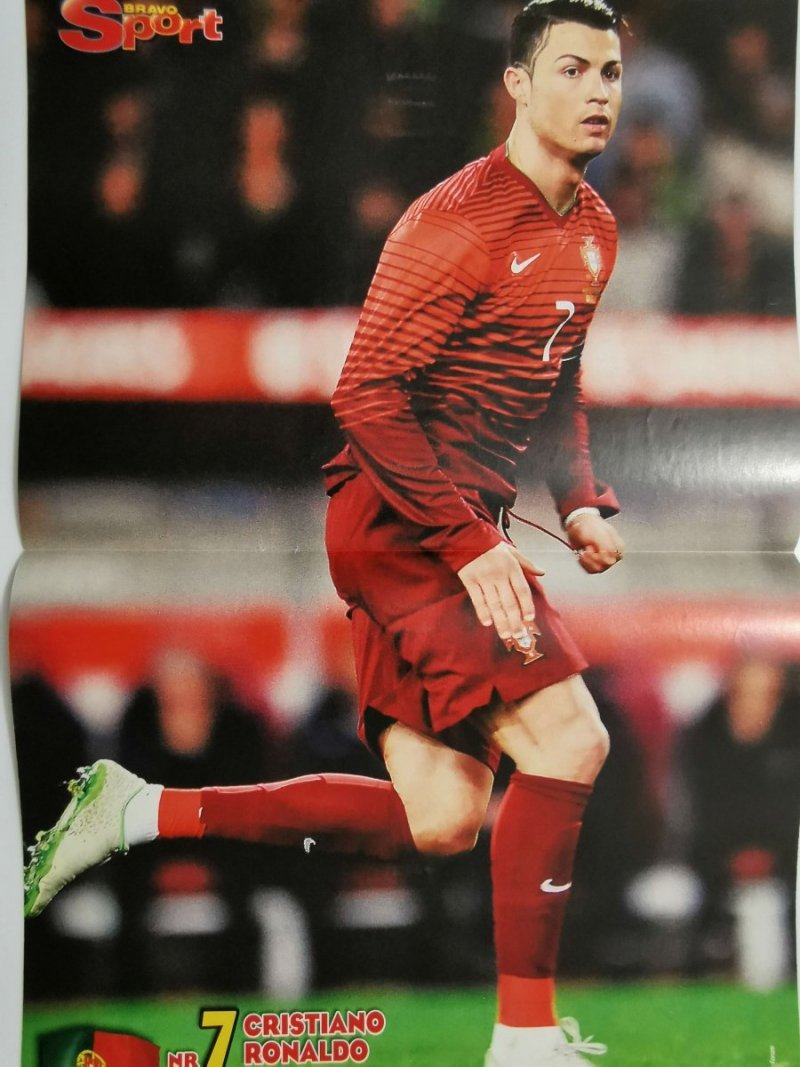 BRAVO SPORT PLAKAT. BALOTELLI (WŁOCHY) RONALDO (PORTUGALIA)