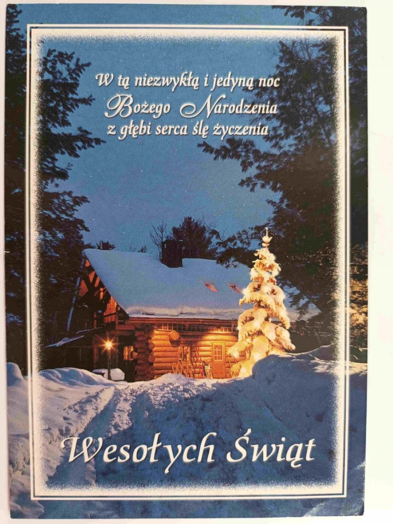 WESOŁYCH ŚWIĄT W TĄ NIEZWYKŁĄ I JEDYNĄ NOC