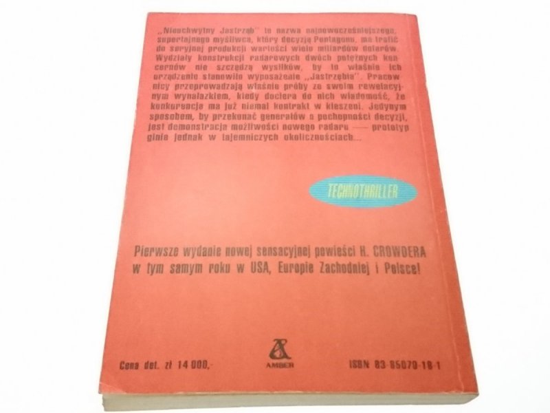 NIEUCHWYTNY JASTRZĄB - Herbert Crowder 1990