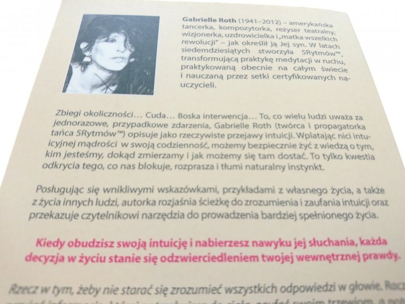 POŁĄCZENI - Gabrielle Roth 2015