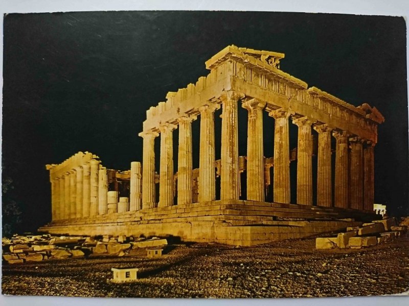ATHENES. THE PARTHENON ILLUMINATED