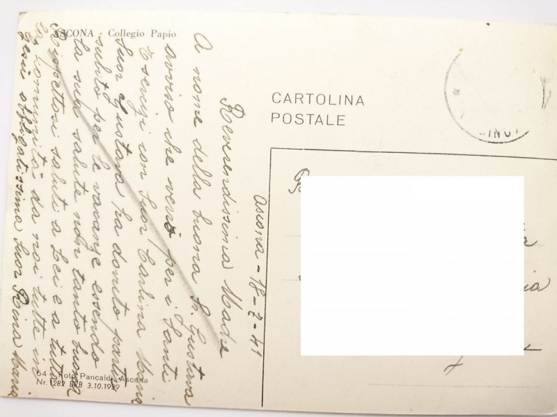 ASCONA. COLLEGIO PAPIO