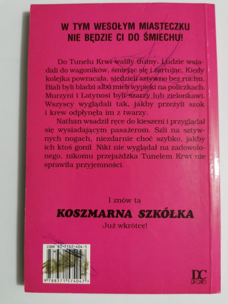 SZKOŁA PRZY CMENTARZU. WAMPIR Z TUNELU KRWI - Tom B. Stone 2001