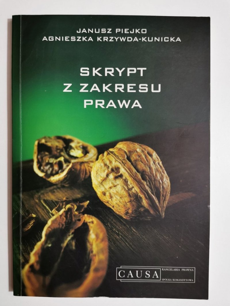 SKRYPT Z ZAKRESU PRAWA - Janusz Piejko 2003