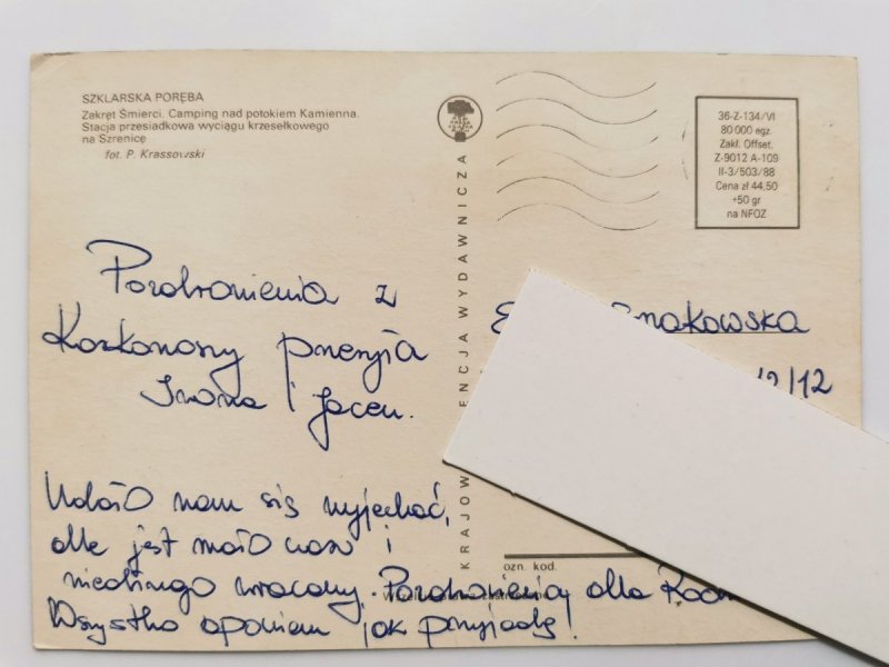 SZKLARSKA PORĘBA. ZAKRĘT ŚMIERCI I INNE FOT. KRASSOWSKI