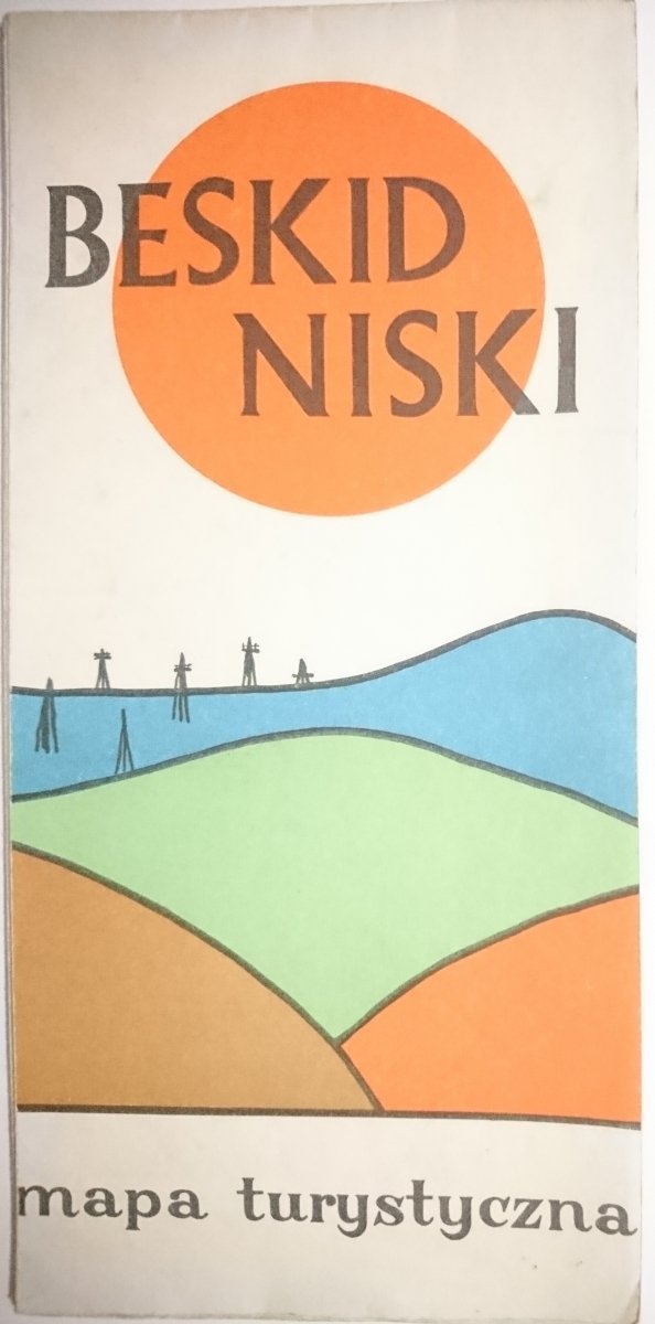 BESKID NISKI. MAPA TURYSTYCZNA 1974