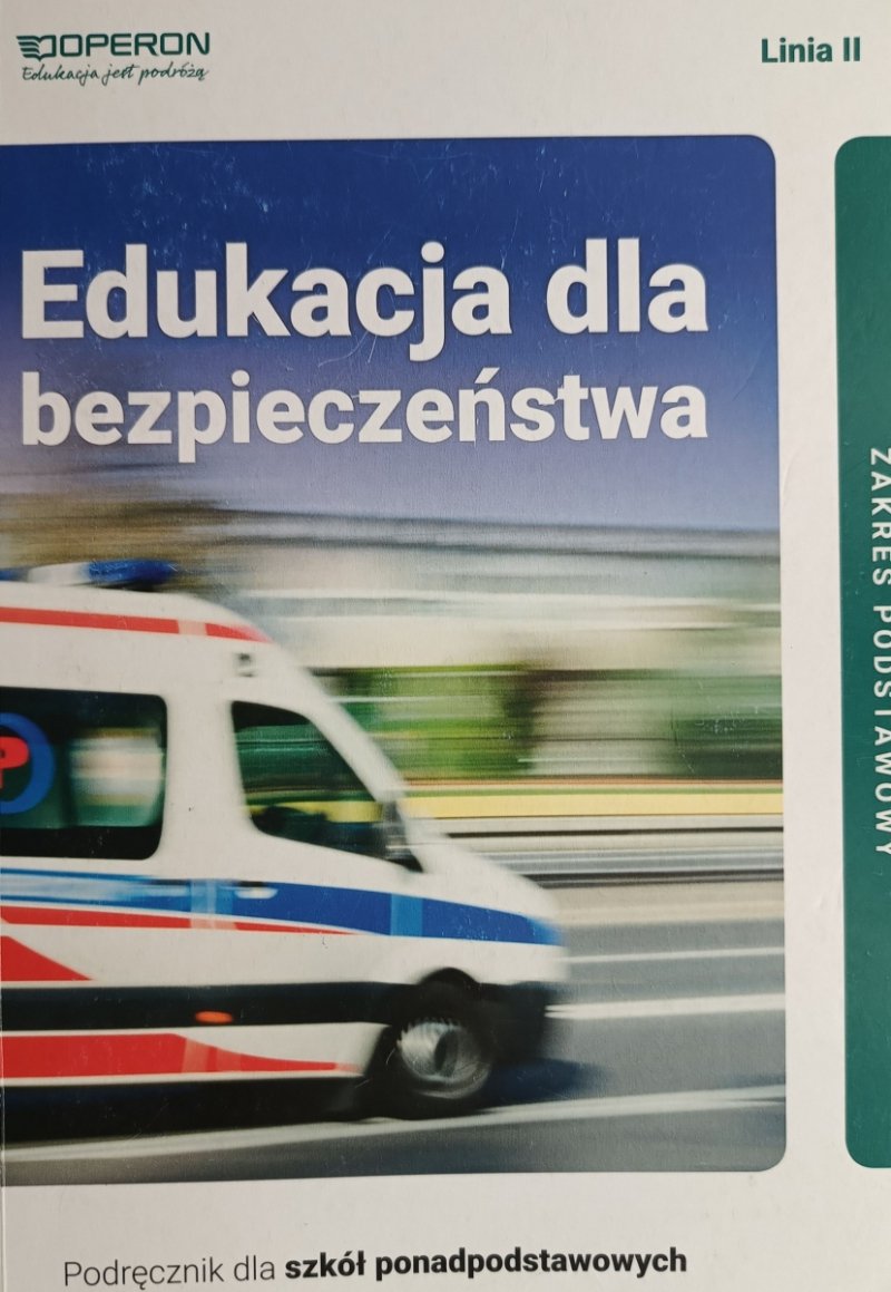 EDUKACJA DLA BEZPIECZEŃSTWA PODRĘCZNIK LINIA II ZP - Barbara Boniek