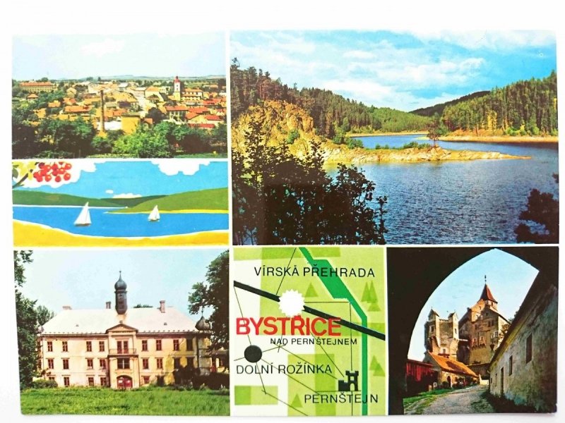 ĆESKOMORAVSKA VRCHOVINA. BYSTRICE NAD PERNŚTEJNEM