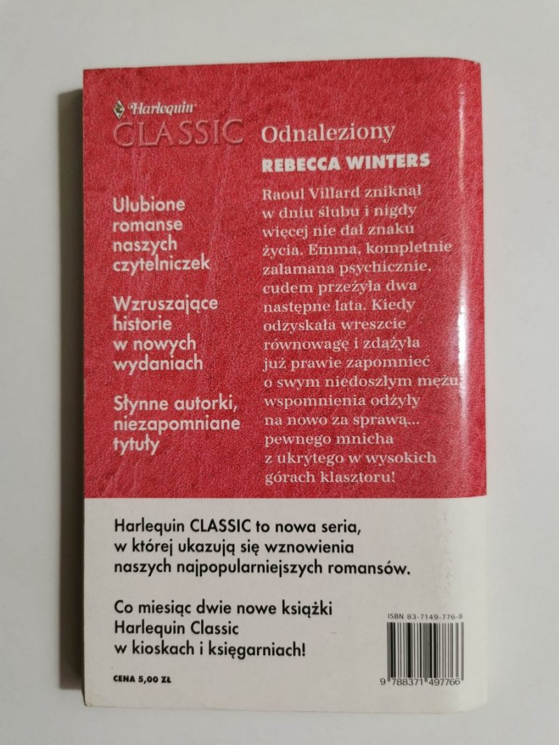 ODNALEZIONY - Rebecca Winters 2000