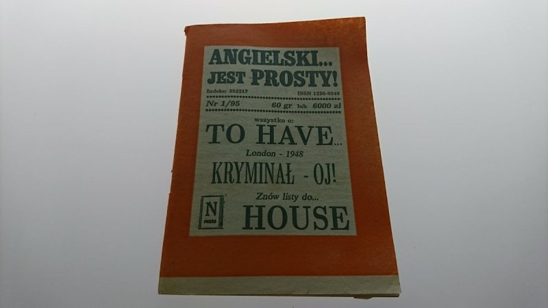 ANGIELSKI... JEST PROSTY! NR 1/95