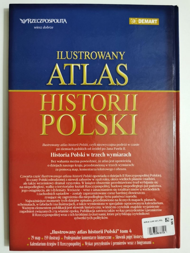 ILUSTROWANY ATLAS HISTORII POLSKI TOM 4 II RZECZPOSPOLITA 2007