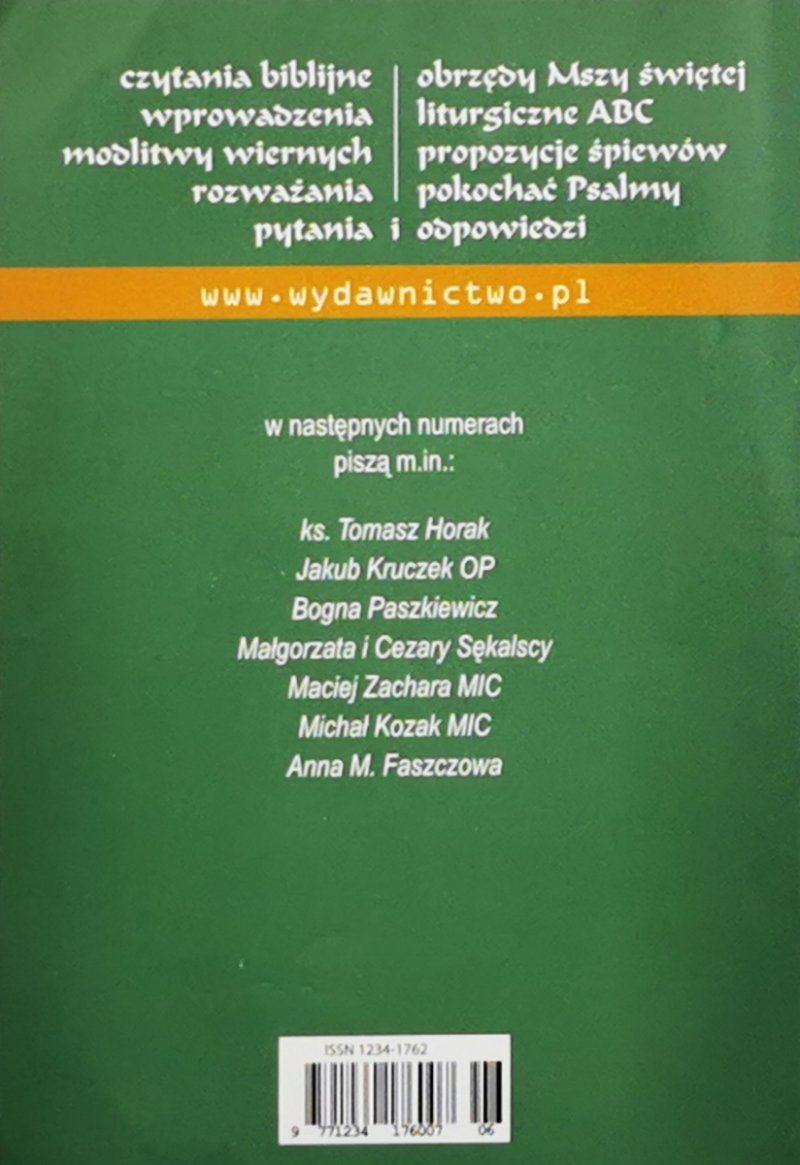 OREMUS. TEKSTY LITURGII MSZY ŚWIĘTEJ CZERWIEC 2021