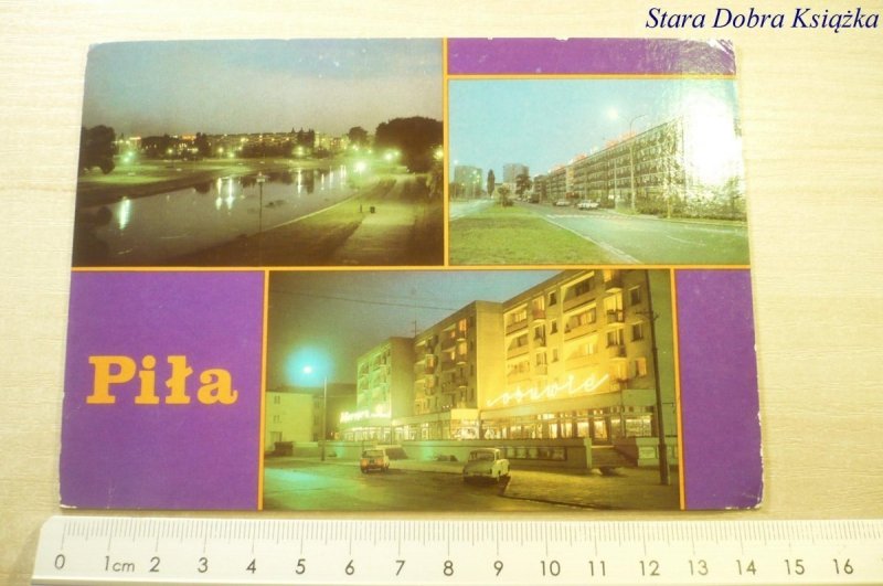 PIŁA. MIASTO NOCĄ FOT. J. TYMIŃSKI