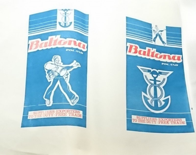 PRL - PAPIER FIRMOWY Z GRAFIKĄ BALTONA. 12 SZTUK