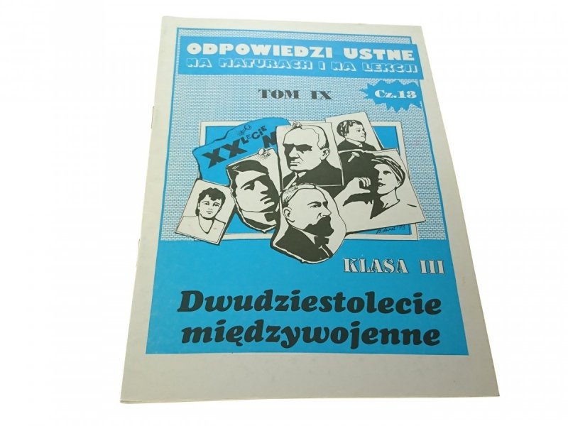 ODPOWIEDZI USTNE NA MATURACH I NA LEKCJI TOM IX 13