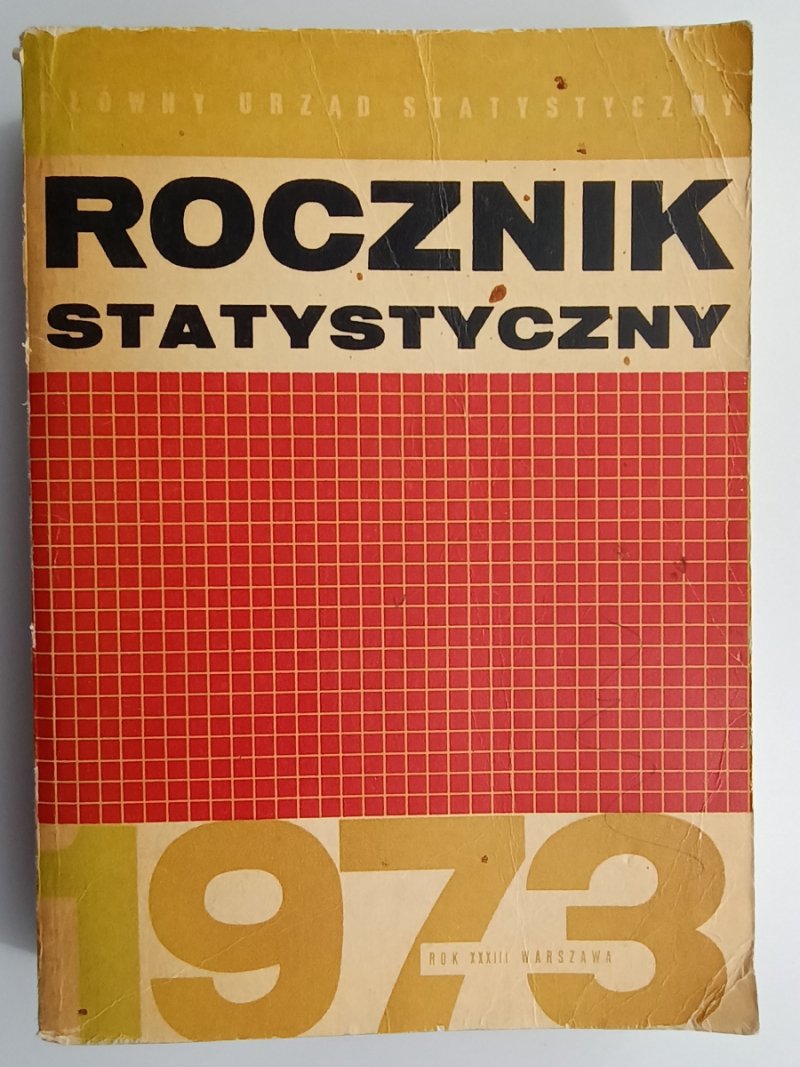 ROCZNIK STATYSTYCZNY 1973