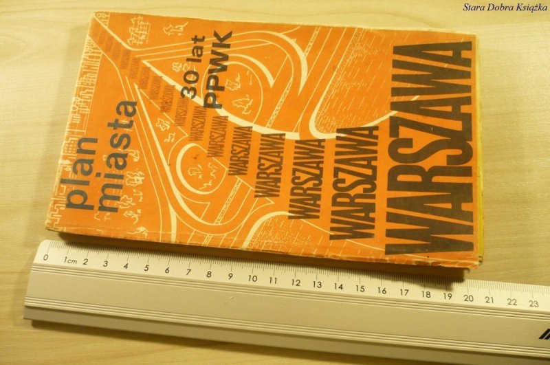WARSZAWA. PLAN MIASTA (1981)