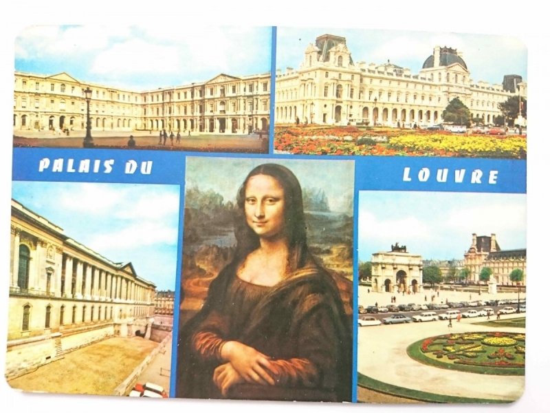 PARIS – LE LOUVRE. E HAUT, LA COUR CARREE ET L'AILE NORD