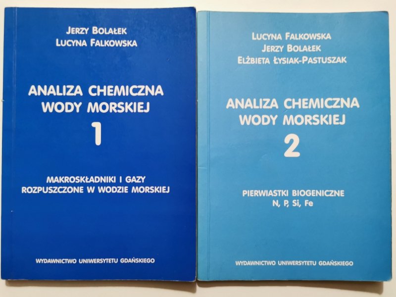ANALIZA CHEMICZNA WODY MORSKIEJ  - Lucyna Falikowska