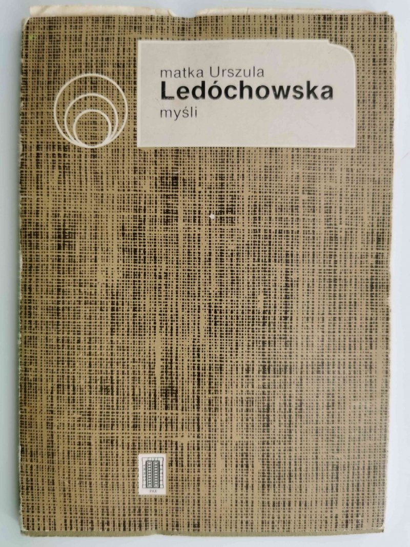 MYŚLI - Urszula Ledóchowska