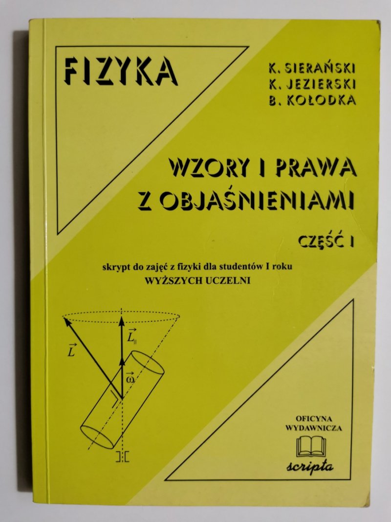 FIZYKA WZORY I PRAWA Z OBJAŚNIENIAMI CZĘŚĆ 1 - K. Sierański