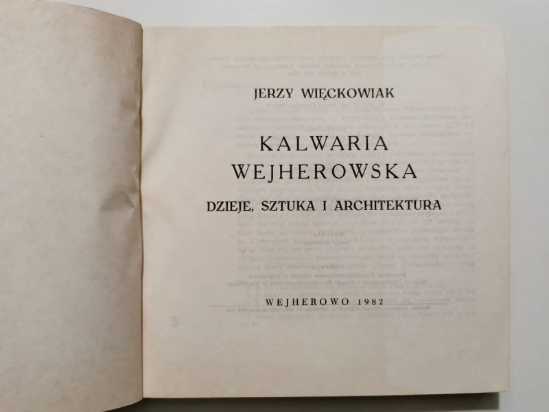 KALWARIA WEJHEROWSKA - Jerzy Więckowiak 