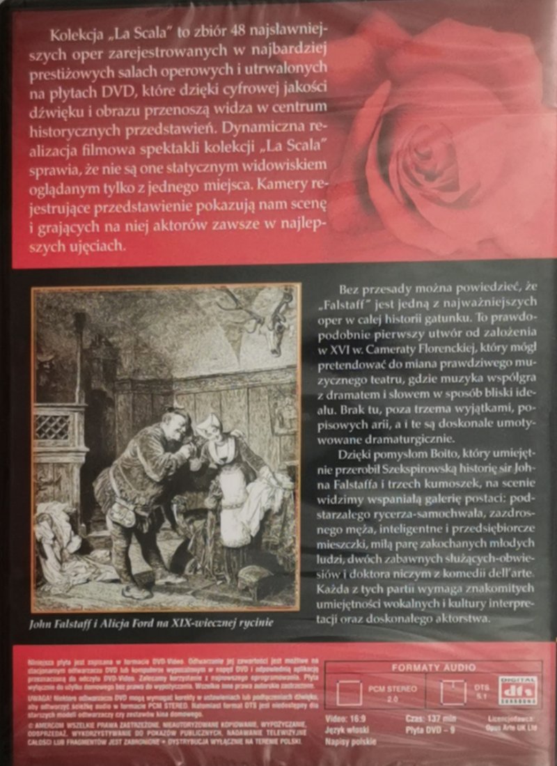 DVD. KOLEKCJA LA SCALA: 10. FALSTAFF - Giuseppe Verdi