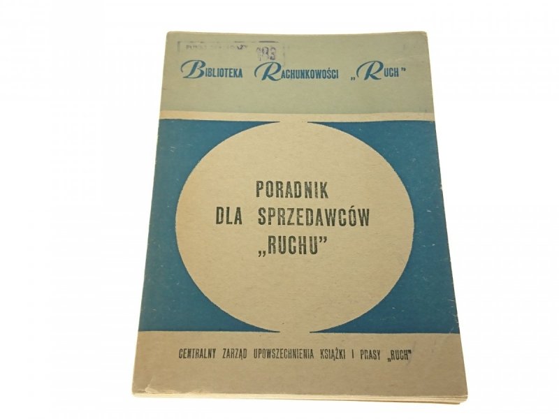 PORADNIK DLA SPRZEDAWCÓW 'RUCHU' (1968)