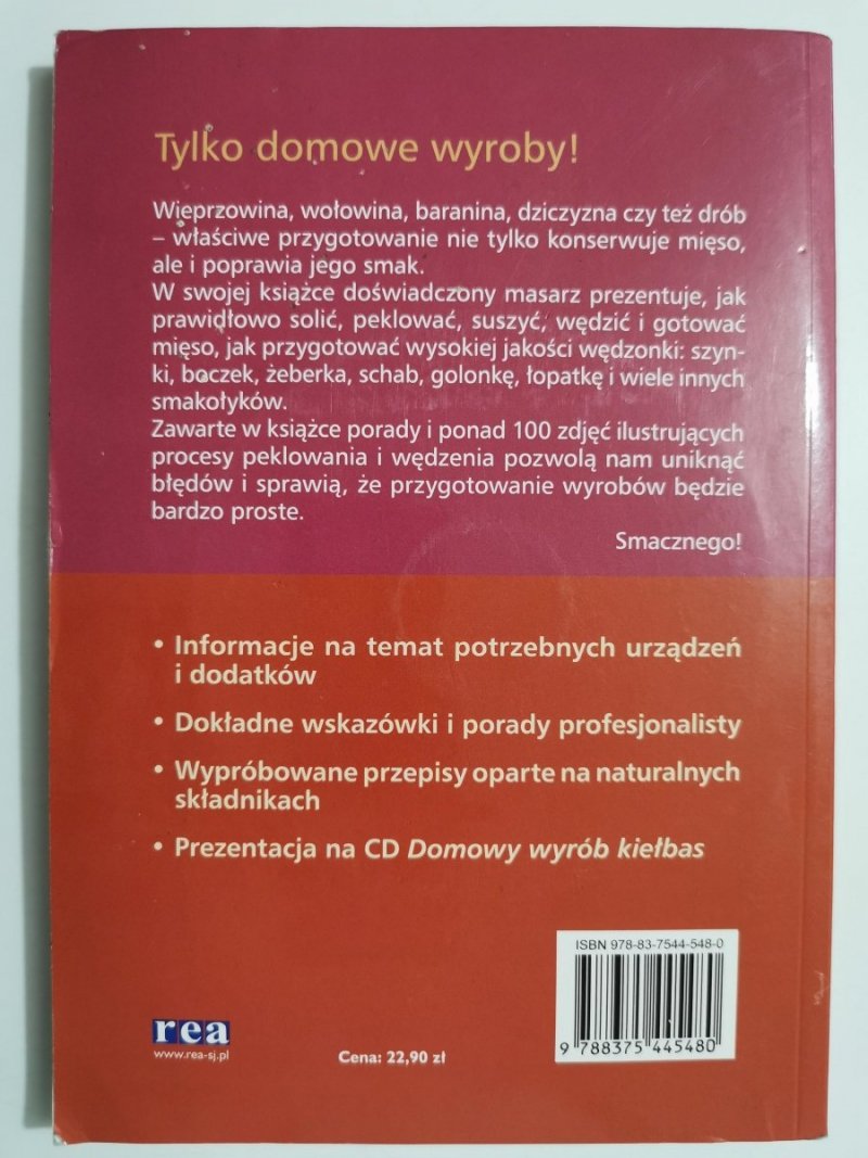 WĘDZENIE ORAZ DOMOWY WYRÓB WĘDLIN - Bernhard Gahm 2012
