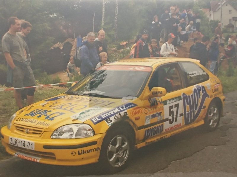 RAJD WRC 2005 ZDJĘCIE NUMER #001 HONDA CIVIC