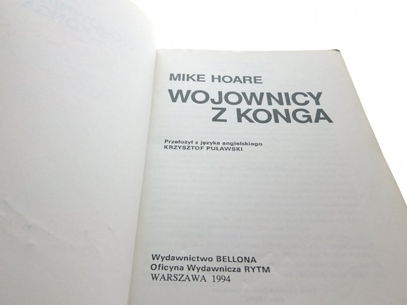 WOJOWNICY Z KONGA - Mike Hoare 1994