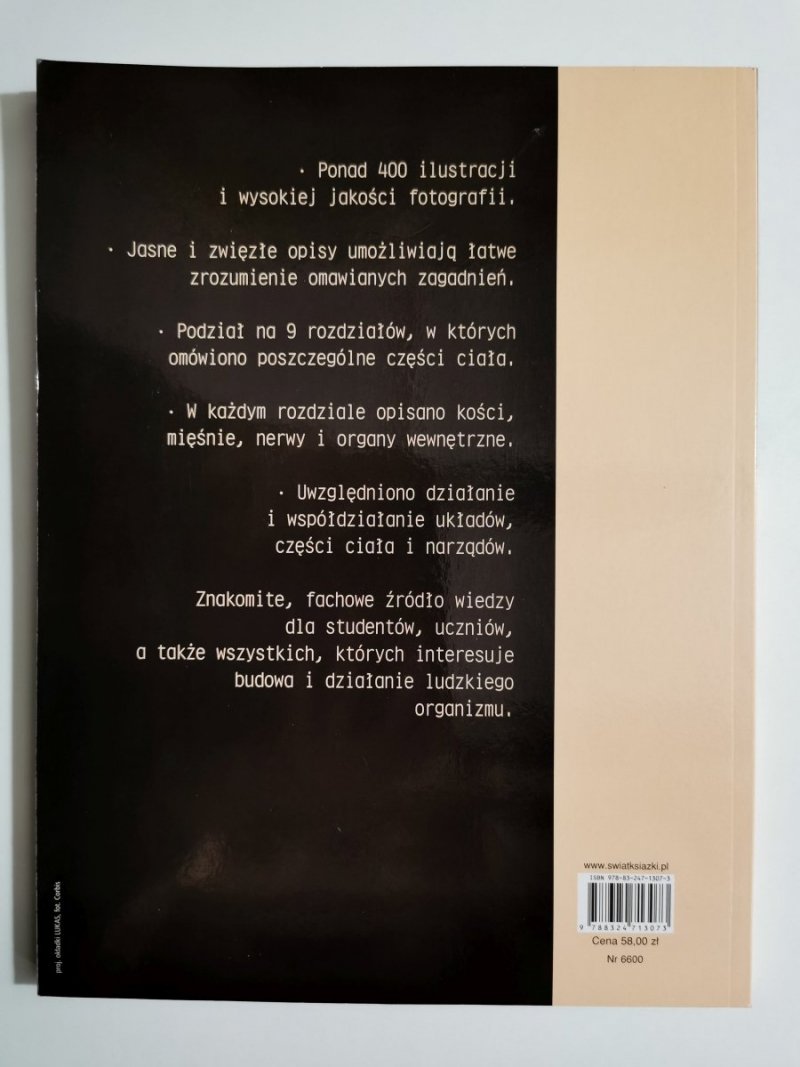 ATLAS ANATOMII. CIAŁO CZŁOWIEKA: BUDOWA I FUNKCJONOWANIE - Peter Abrahams 