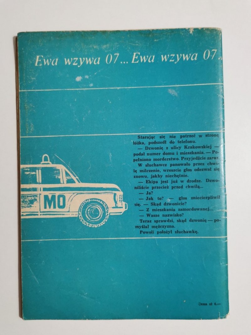 EWA WZYWA 07 NR 7 TELEFONOWAŁ MORDERCA - Jan Bernard 1969
