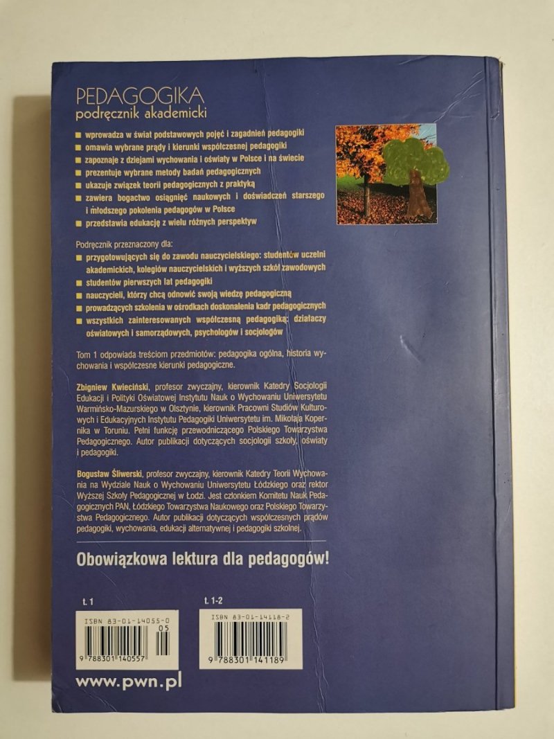 PEDAGOGIKA 1 PODRĘCZNIK - red. Kwieciński, Śliwerski 2006