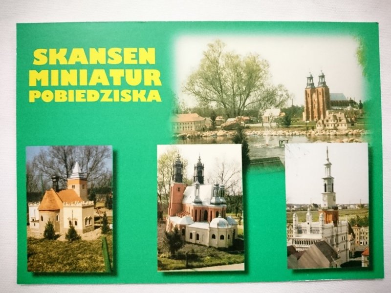 SKANSEN MINIATUR POBIEDZISKA. WIDOK OGÓLNY, KOŚCIÓŁ, KATEDRA, RATUSZ